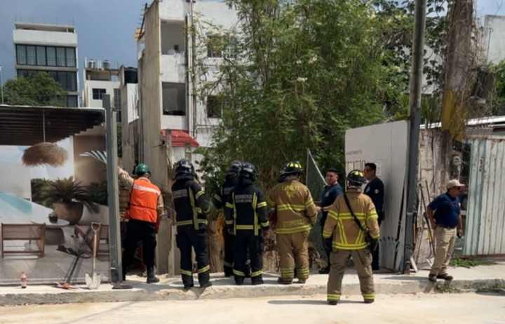 Milagrosa supervivencia: Albañil cae desde 5 metros en Playa del Carmen