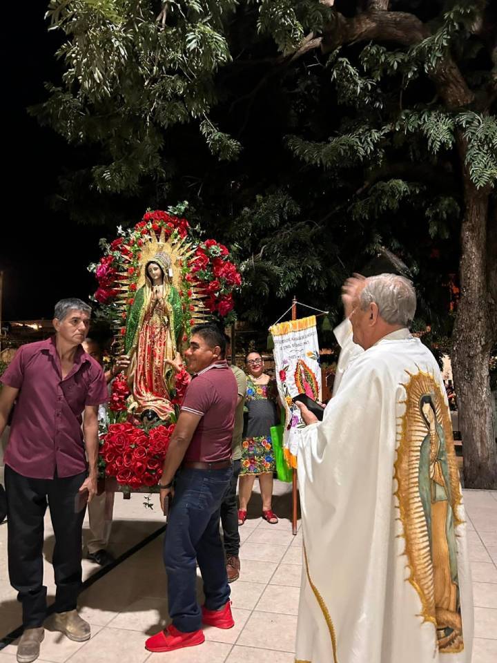 Multitudinaria Conmemoracion a la Virgen de Guadalupe en Cancun y Playa del Carmen 2