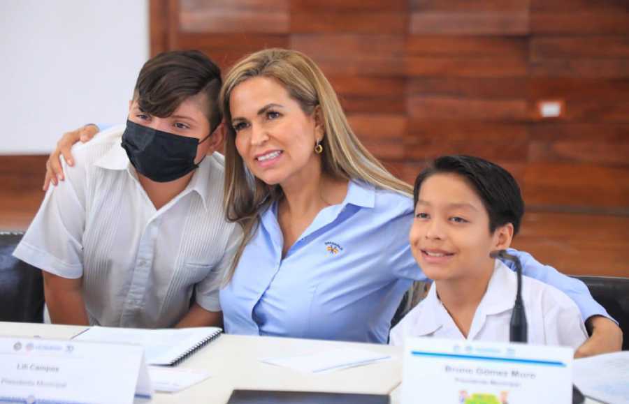 Niños y niñas de Solidaridad presentan propuestas prioritarias en Cabildo Infantil