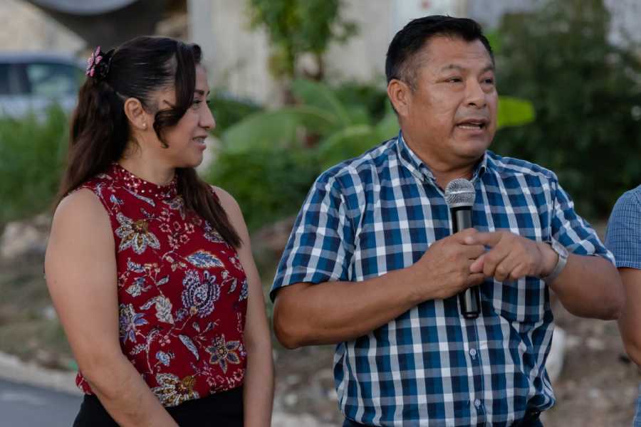 Nuevo circuito de calles pavimentadas entregado en Akumal