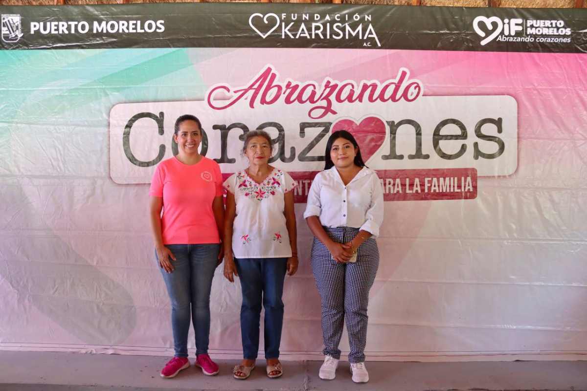 OFRECE DIF PUERTO MORELOS ATENCIÓN A LA SALUD EN LA JORNADA ABRAZANDO CORAZONES