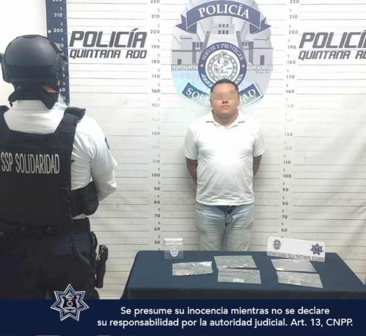 Operativo Policial en Playa del Carmen Captura de Seis Individuos y Confiscacion de Sustancias Narcoticas 2