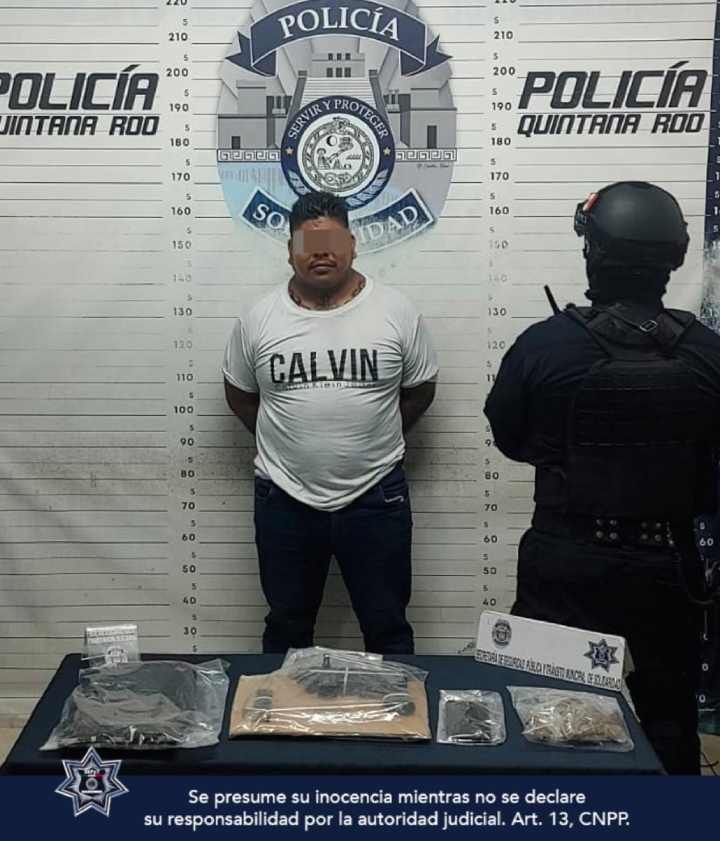 Operativo Policial en Solidaridad: Incautación de Arma de Fuego y Sustancias Ilegales