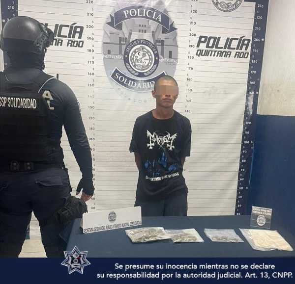 Operativo contra el trafico de drogas en Playa del Carmen termina con tres detenidos 1