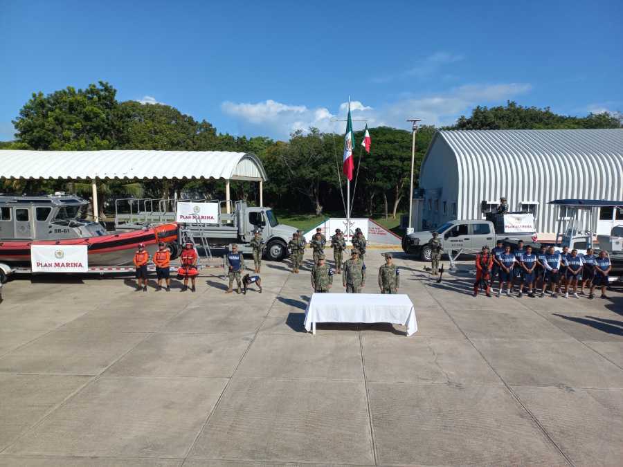 Operativo salvavidas de la Marina en Chetumal durante Semana Santa 2023