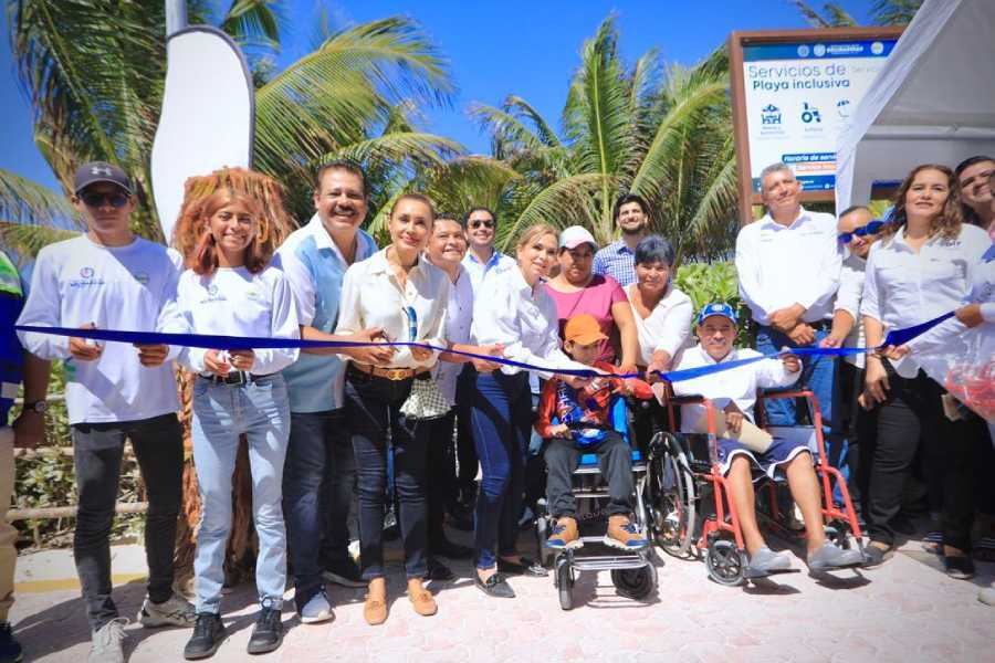 Playa de Punta Esmeralda es renovada y accesible para personas con discapacidad gracias a Lili Campos