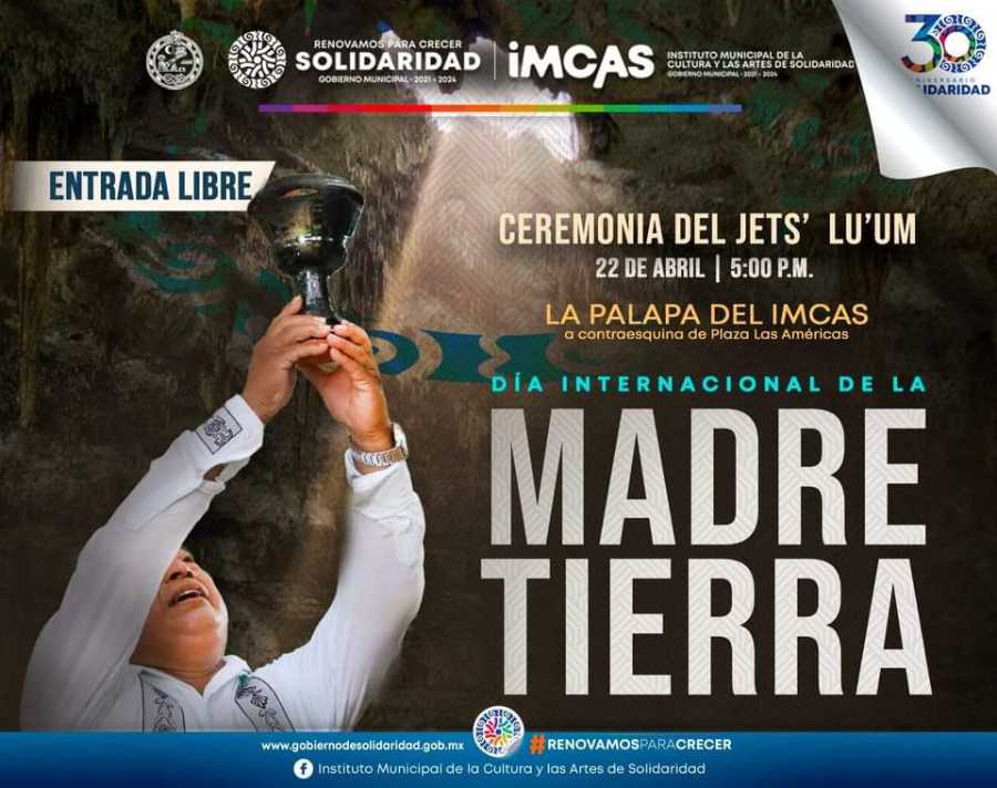 Playa del Carmen celebra el Día de la Madre Tierra con un enfoque cultural y medioambiental