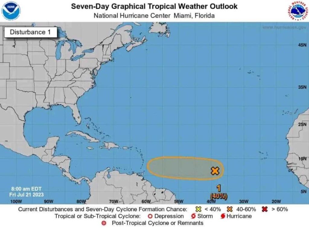 Potencial ciclónico en el Atlántico: Quintana Roo en alerta por zona de baja presión