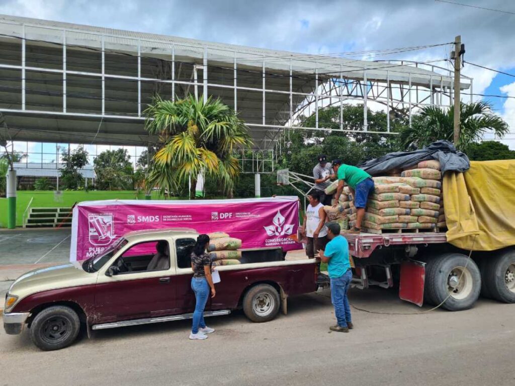 Programa "En la ruta hacia el bienestar" de Congregación Mariana Trinitaria mejora la calidad de vida en Puerto Morelos