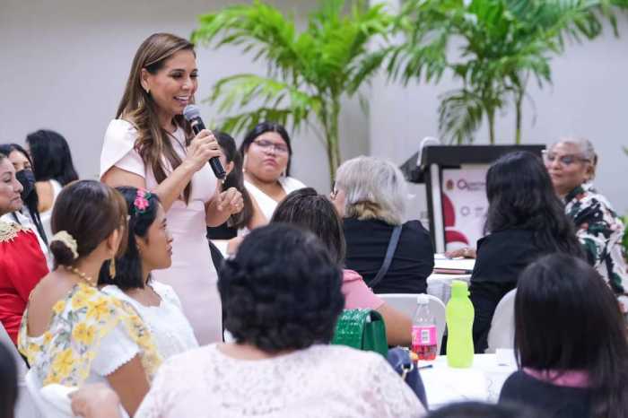 Promueve Mara Lezama acciones en favor de las mujeres a través del Nuevo Acuerdo