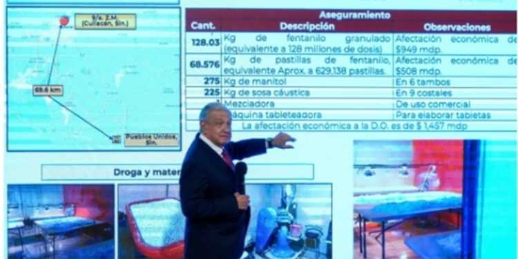 Pruebas presentadas por López Obrador confirman el contrabando de fentanilo chino en México