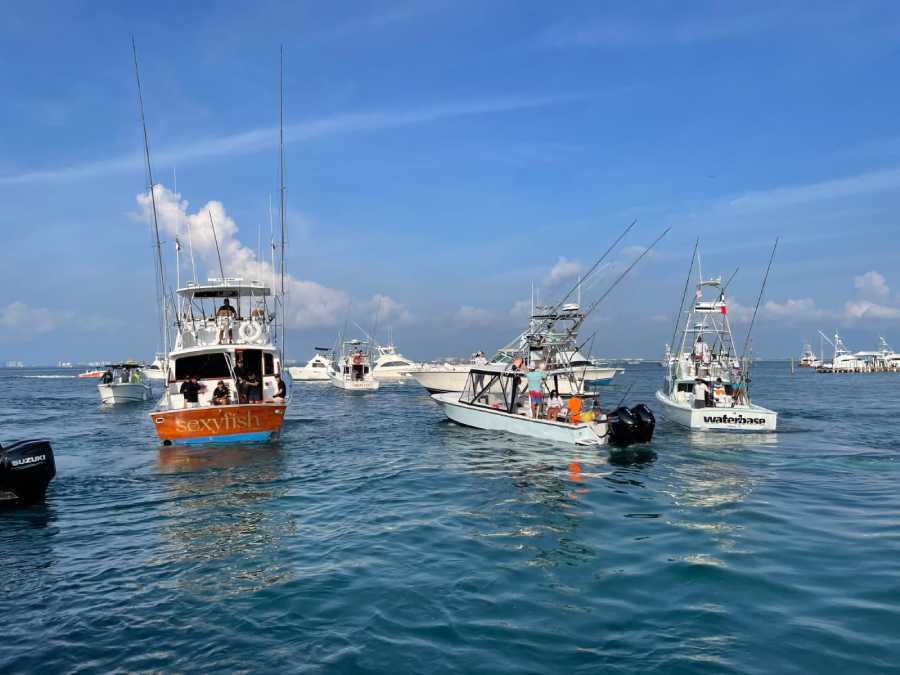 Record de participacion en el torneo de pesca en Isla Mujeres 91 embarcaciones compiten 2