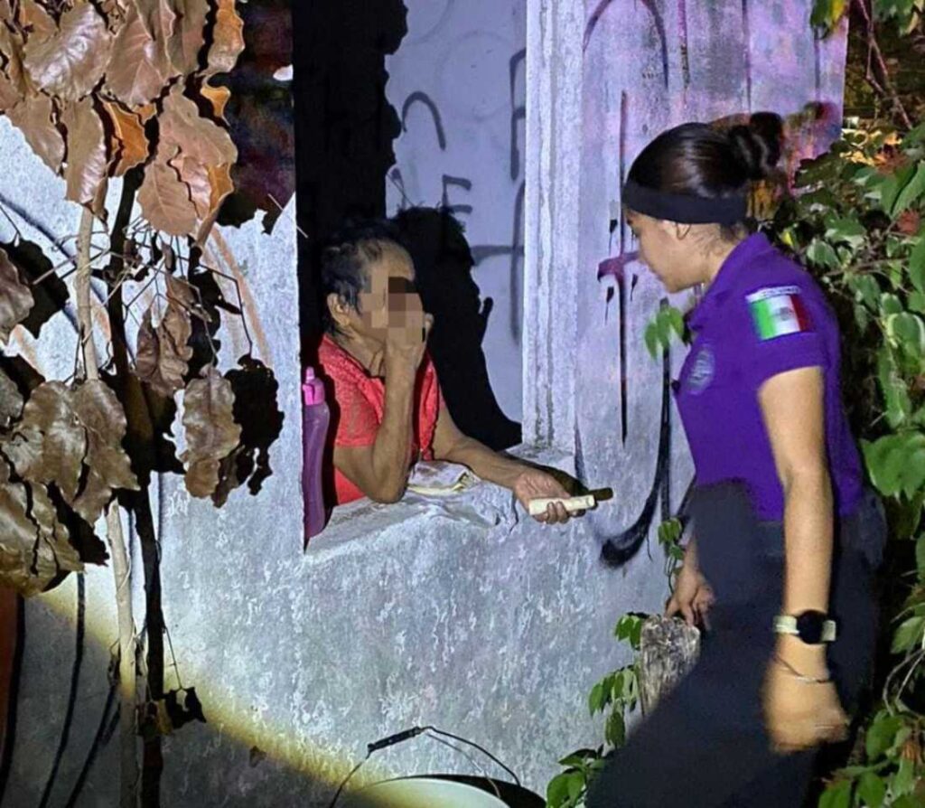 Refugio en ruinas: Valiente mujer de 68 años huye de violencia familiar en Cancún