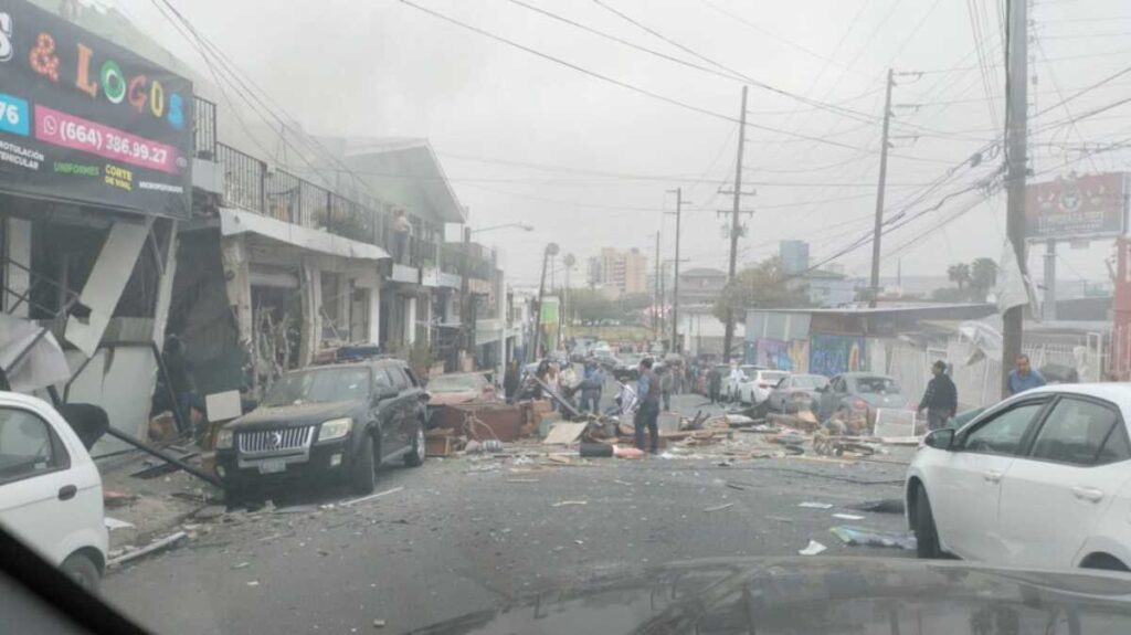 Se registra explosión en la colonia Marrón de Tijuana