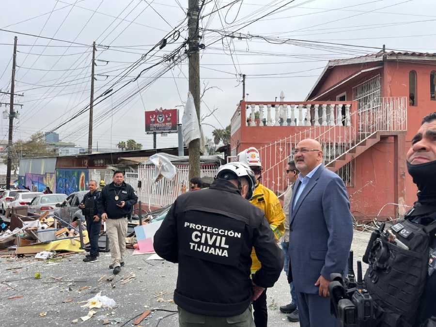 Se registra explosion en la colonia Marron de Tijuana 2