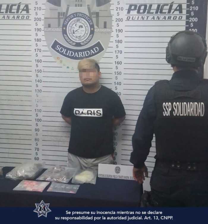 Solidaridad_ Capturaron a un sospechoso con 51 bolsas de diferentes drogas
