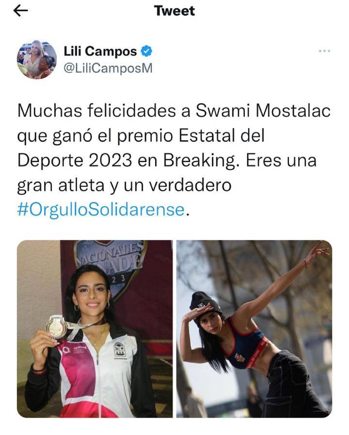 Swami Mostalac Rizzitello Destacada como la Principal Atleta Femenina del Estado en 2023 1