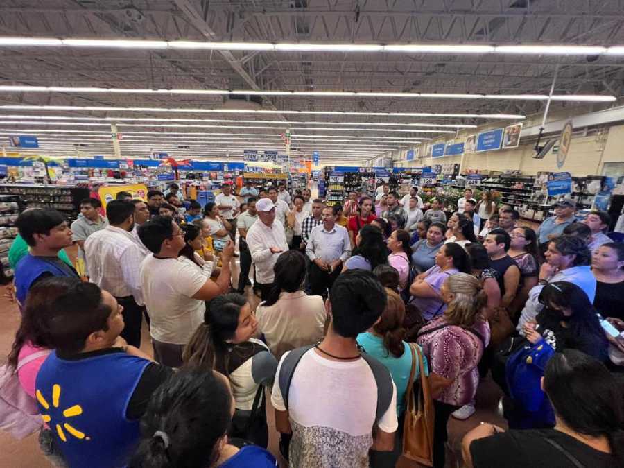 Trabajadores de Walmart Playa del Carmen logran acuerdo laboral tras lucha por sus derechos