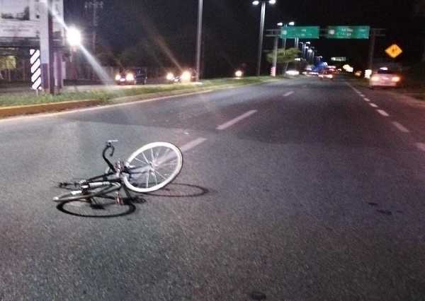 Tragico accidente en Chetumal Ciclista muere tras ser atropellado