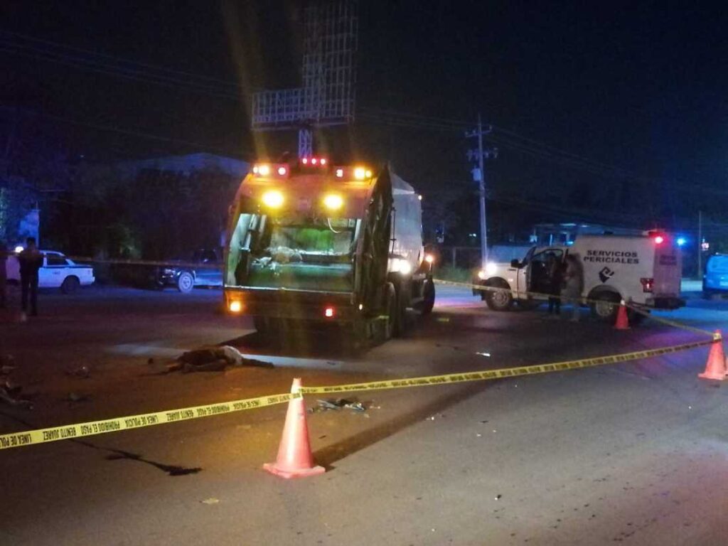 Trágico suceso en Cancún: Motociclista pierde la vida al colisionar con camión recolector de basura