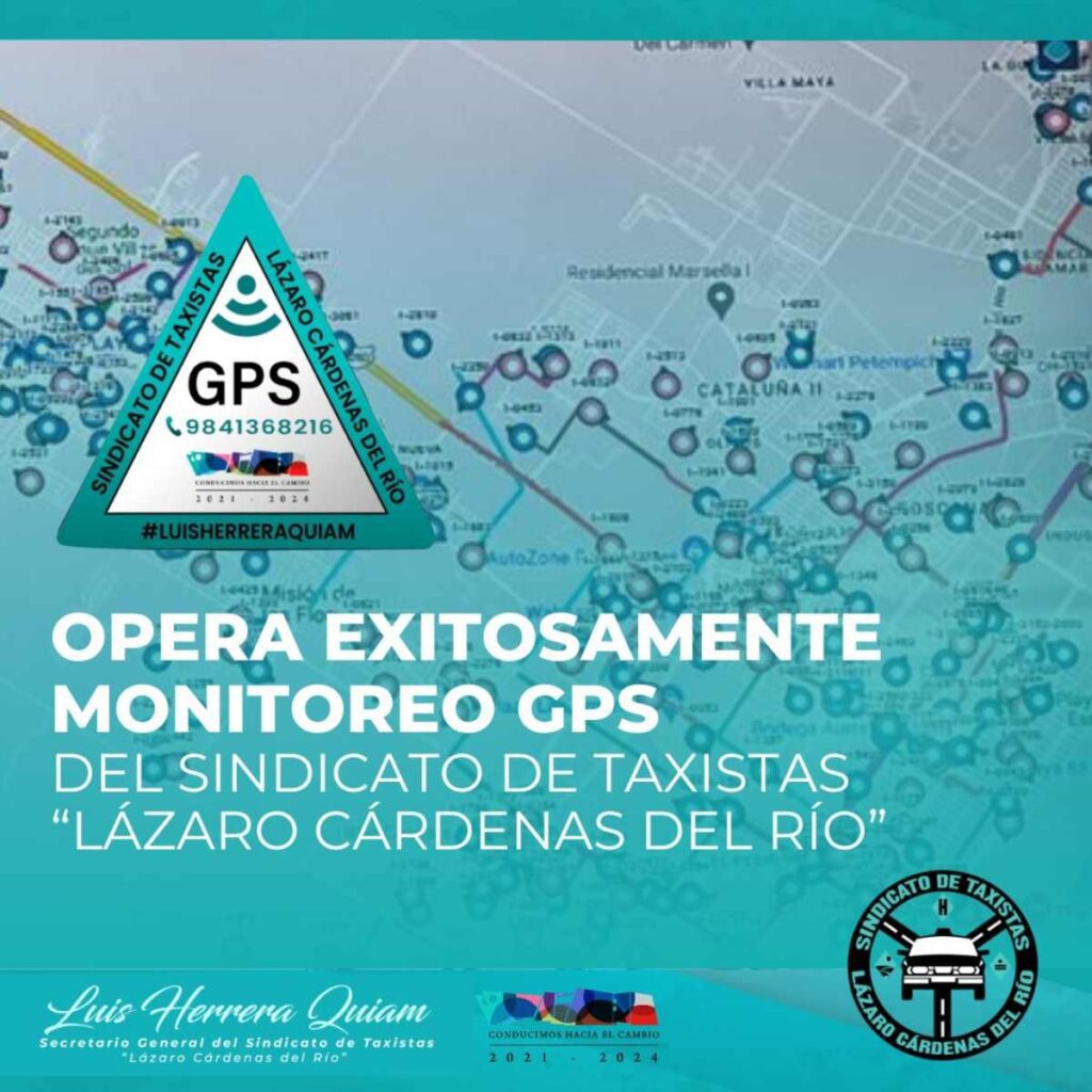 Triunfo del Monitoreo GPS: Sindicato de Taxistas "Lázaro Cárdenas del Río" Salvaguarda Inocencia y Seguridad