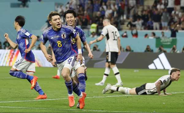 ¡Otra sorpresa en Qatar 2022! Japón remonta desde atrás para derrotar a Alemania