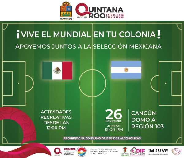 ¿Estás listo para animar a la Selección Mexicana en Quintana Roo?